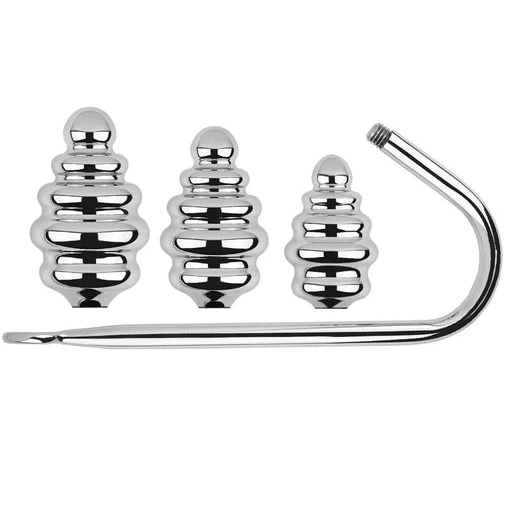 Anal Hooks Hook Screw-in Set Anal 8826 GreatBenefit Ribbed 0113